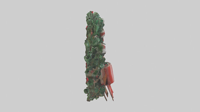Christmas Wreath model Low-poly 3D model
