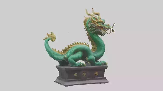 Chinese Dragon statue model
