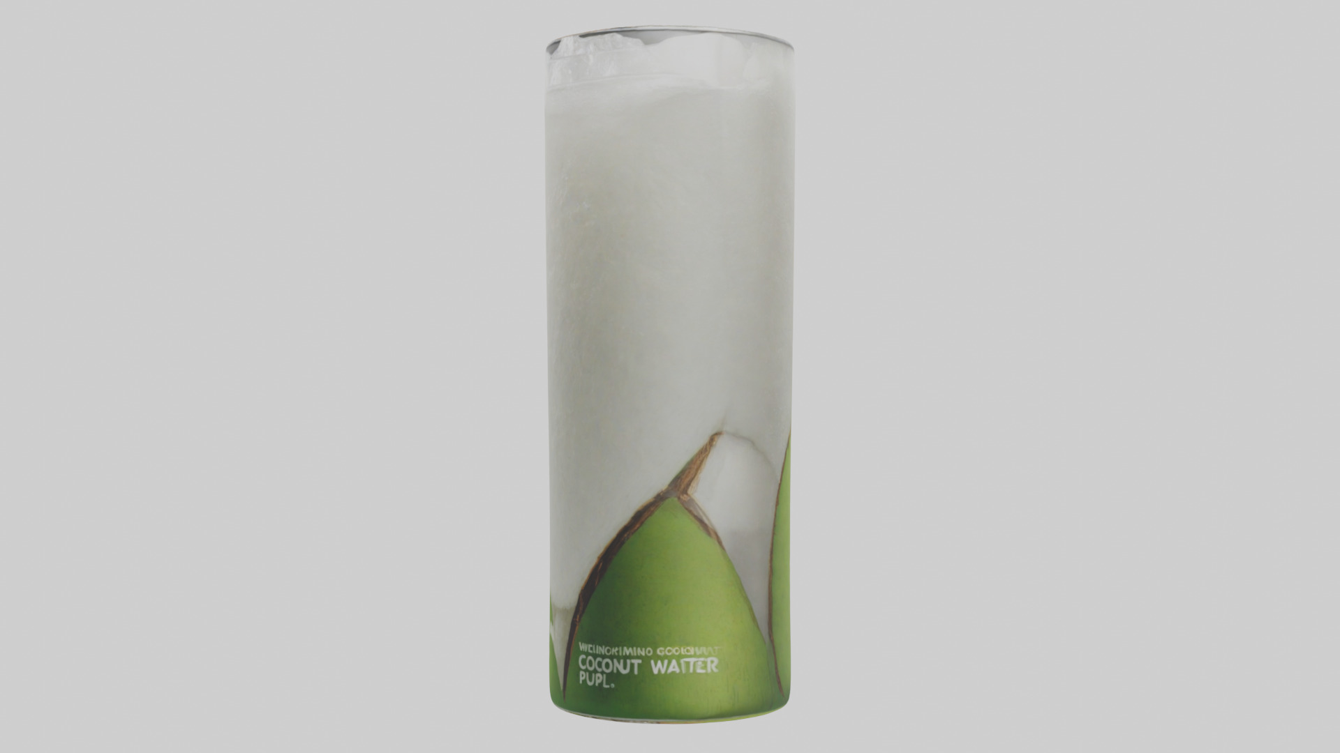 Coconut water with pulp model 3D model_10