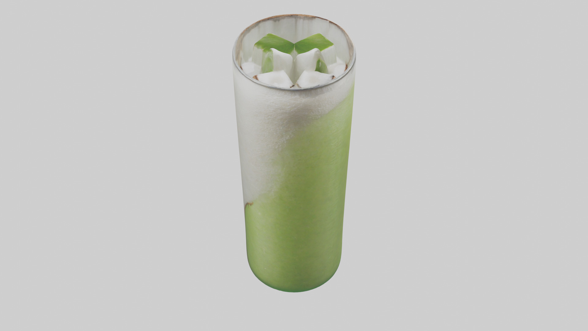 Coconut water with pulp model 3D model_15