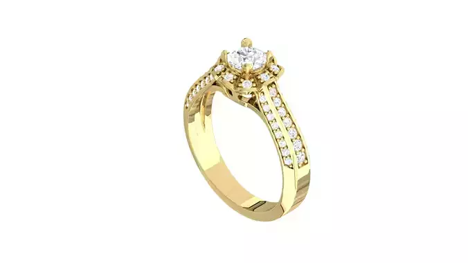 Women Ring  Render 3dm STL OBJ FBX Details