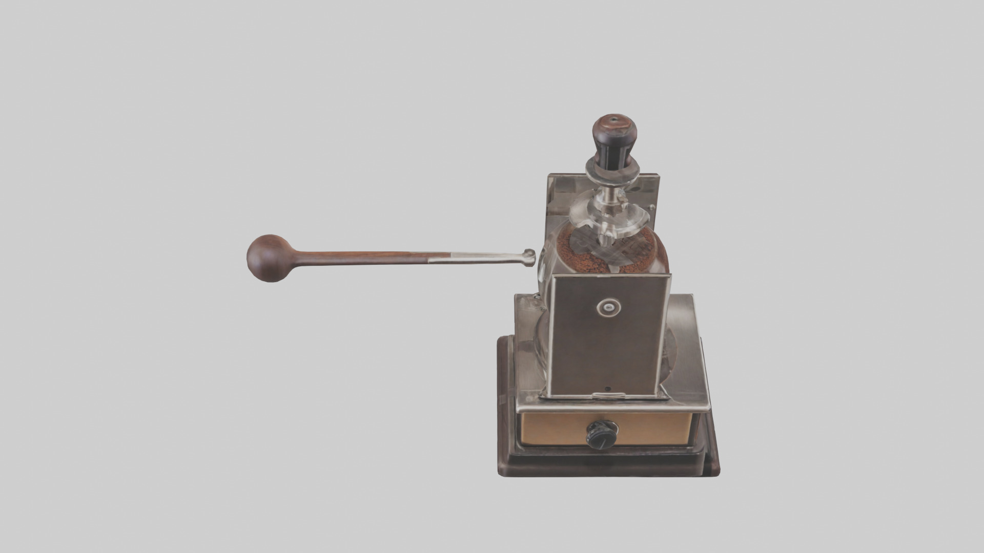 Coffee grinder model 3D model_16