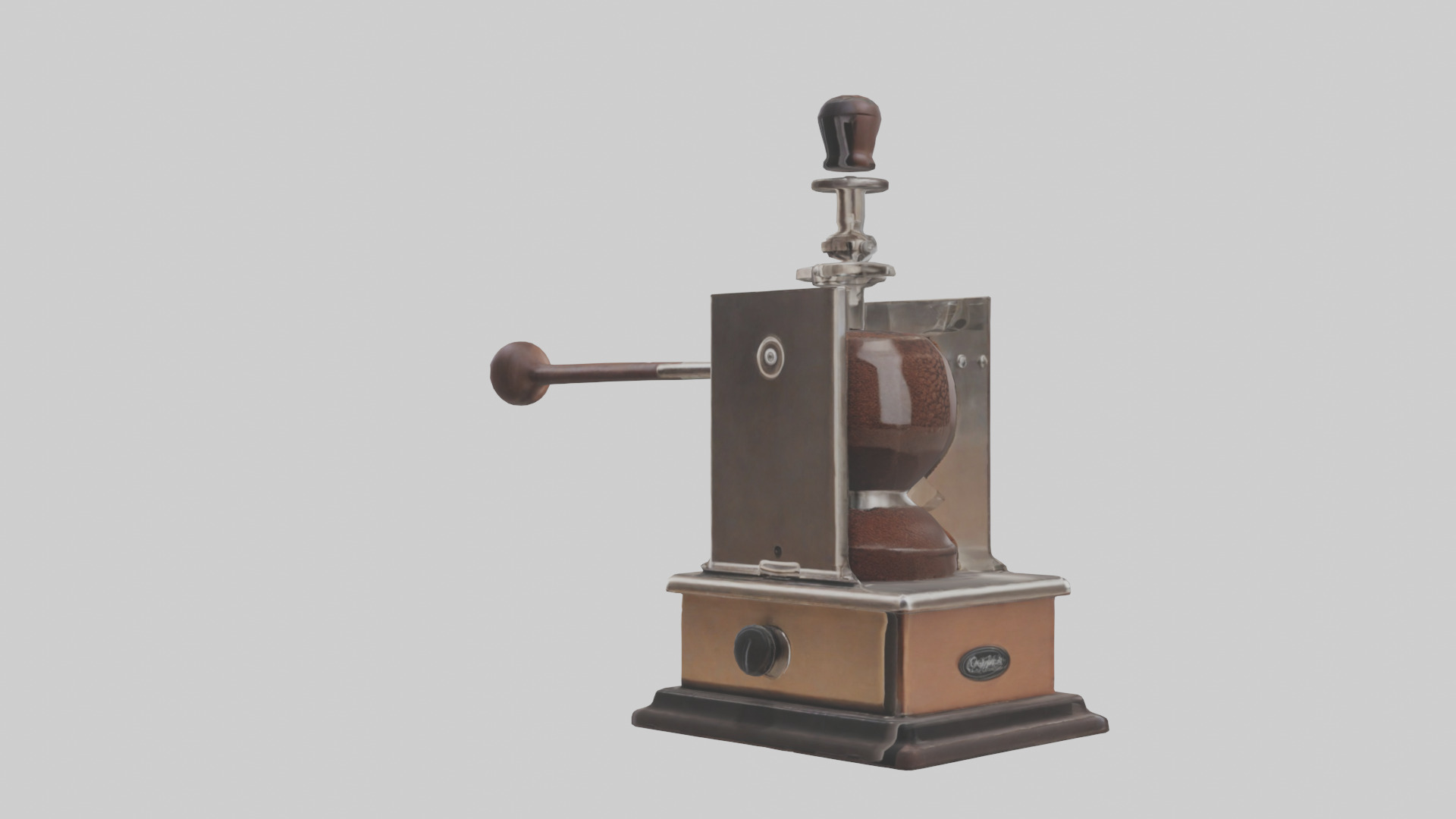 Coffee grinder model 3D model_10