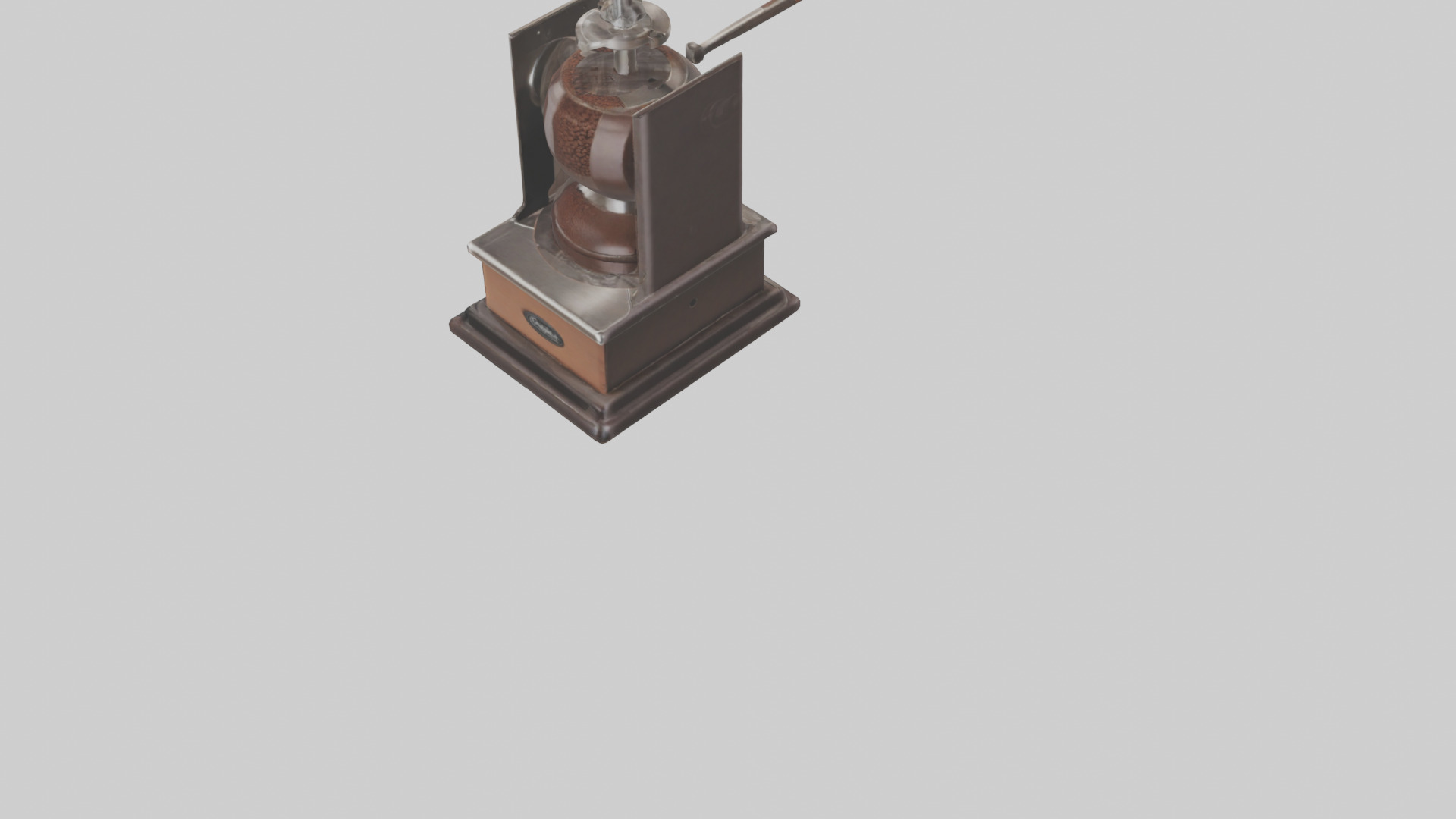 Coffee grinder model 3D model_3