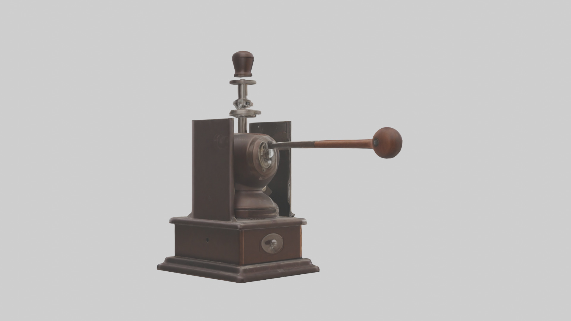Coffee grinder model 3D model_2