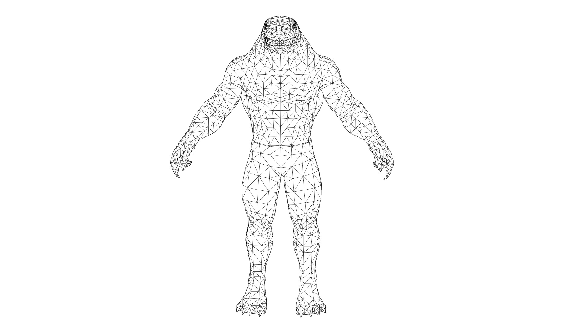 King Shark 3D Model High Quality Rigged Low-poly 3D model_22