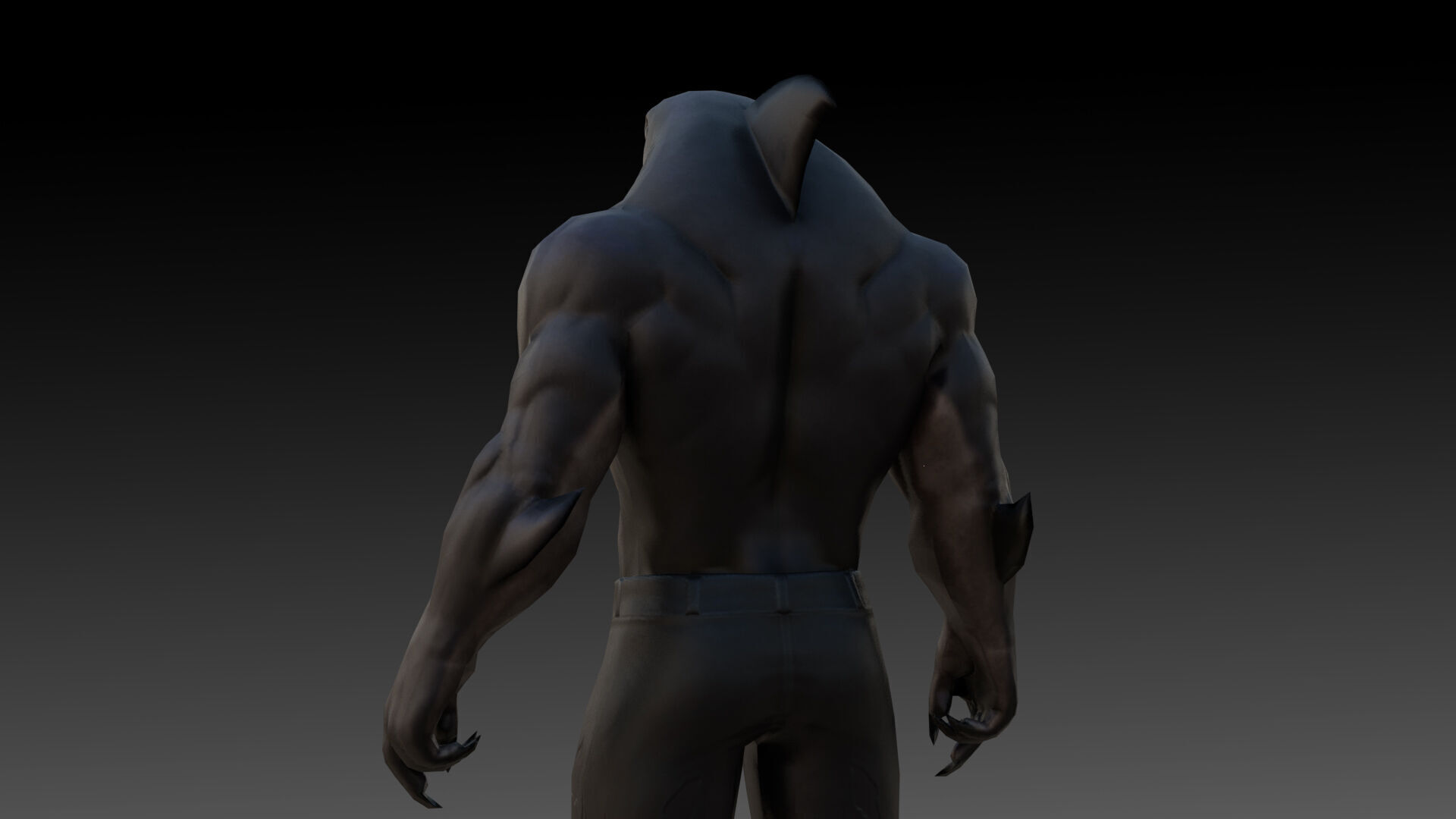 King Shark 3D Model High Quality Rigged Low-poly 3D model_2