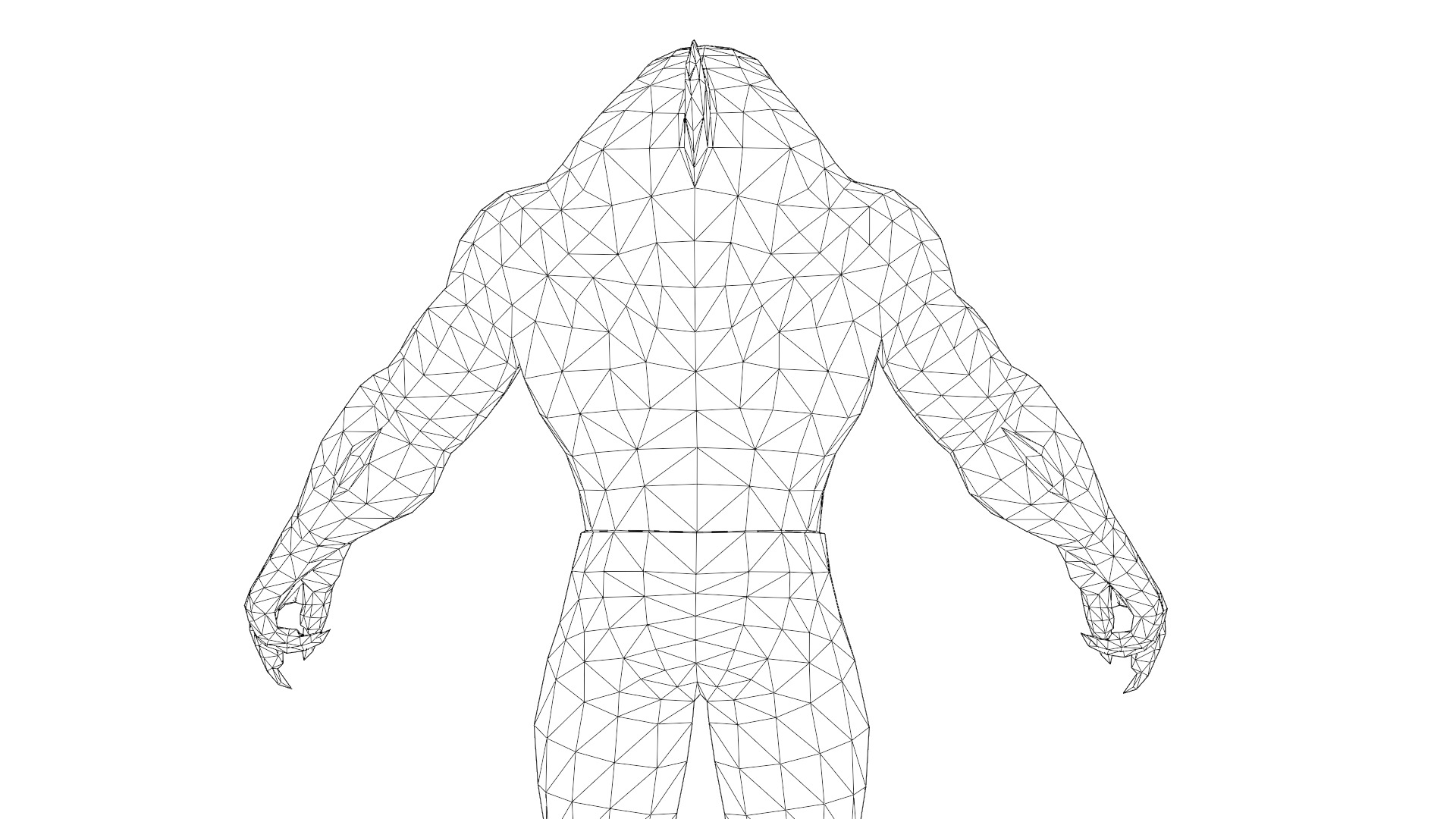 King Shark 3D Model High Quality Rigged Low-poly 3D model_19