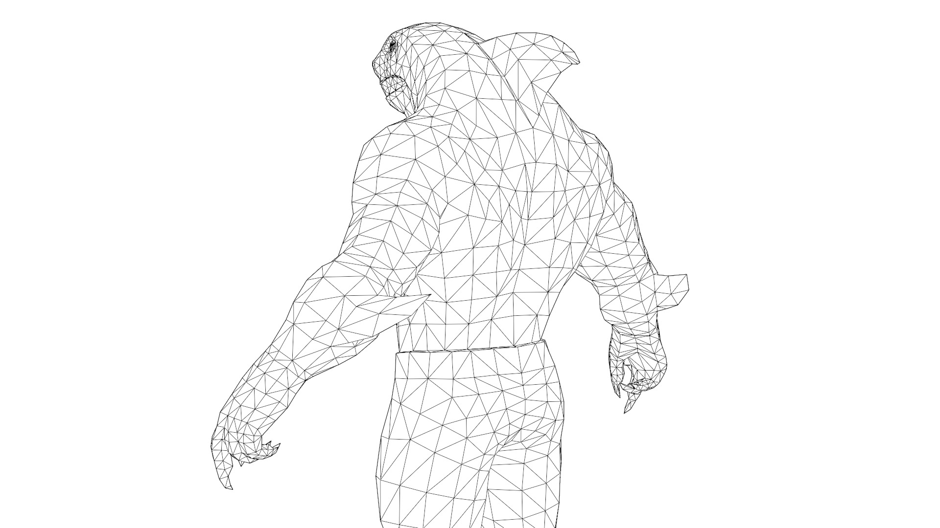 King Shark 3D Model High Quality Rigged Low-poly 3D model_15