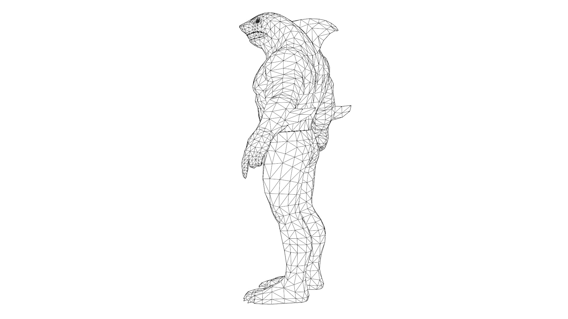 King Shark 3D Model High Quality Rigged Low-poly 3D model_17