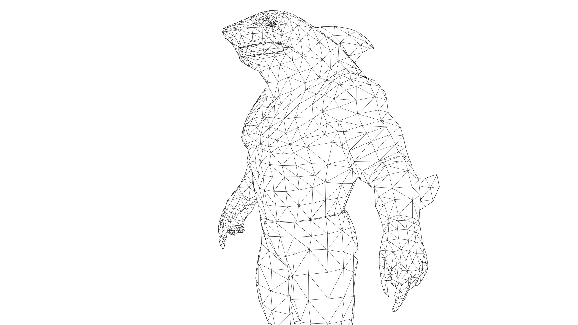 King Shark 3D Model High Quality Rigged Low-poly 3D model_26