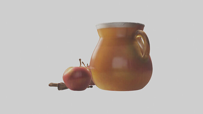 Cold apple cider model 3D model 2