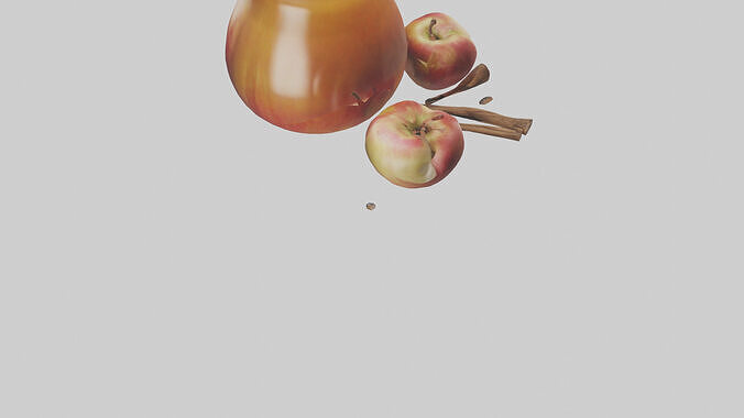 Cold apple cider model 3D model 7