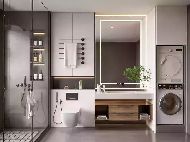 Bathroom 69 3D model