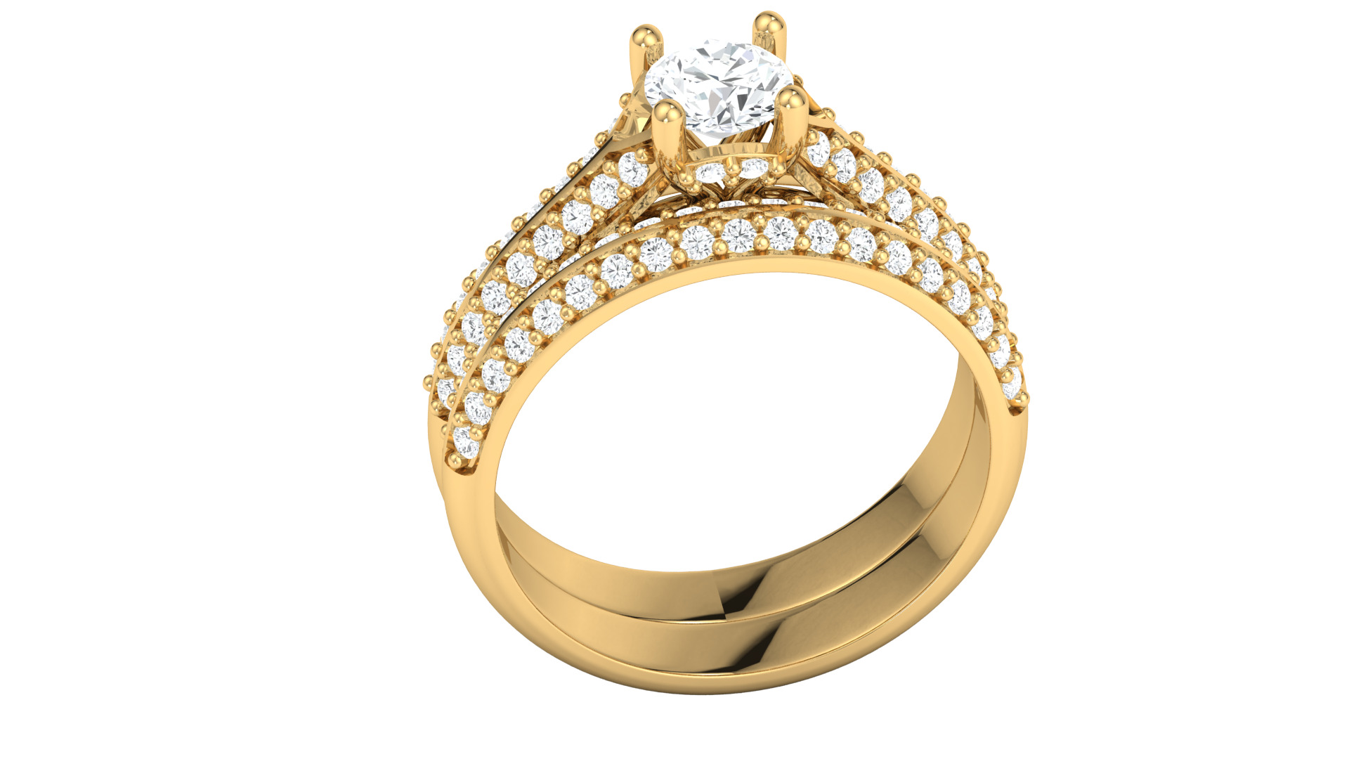 Women Ring 3dm STL OBJ FBX Details 3D print model_6