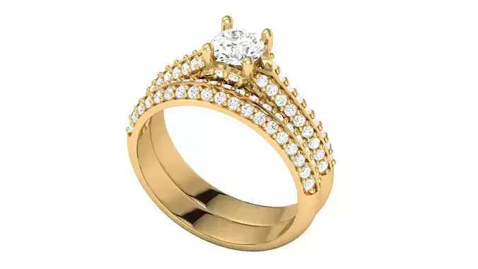  Women Ring 3dm STL OBJ FBX Details