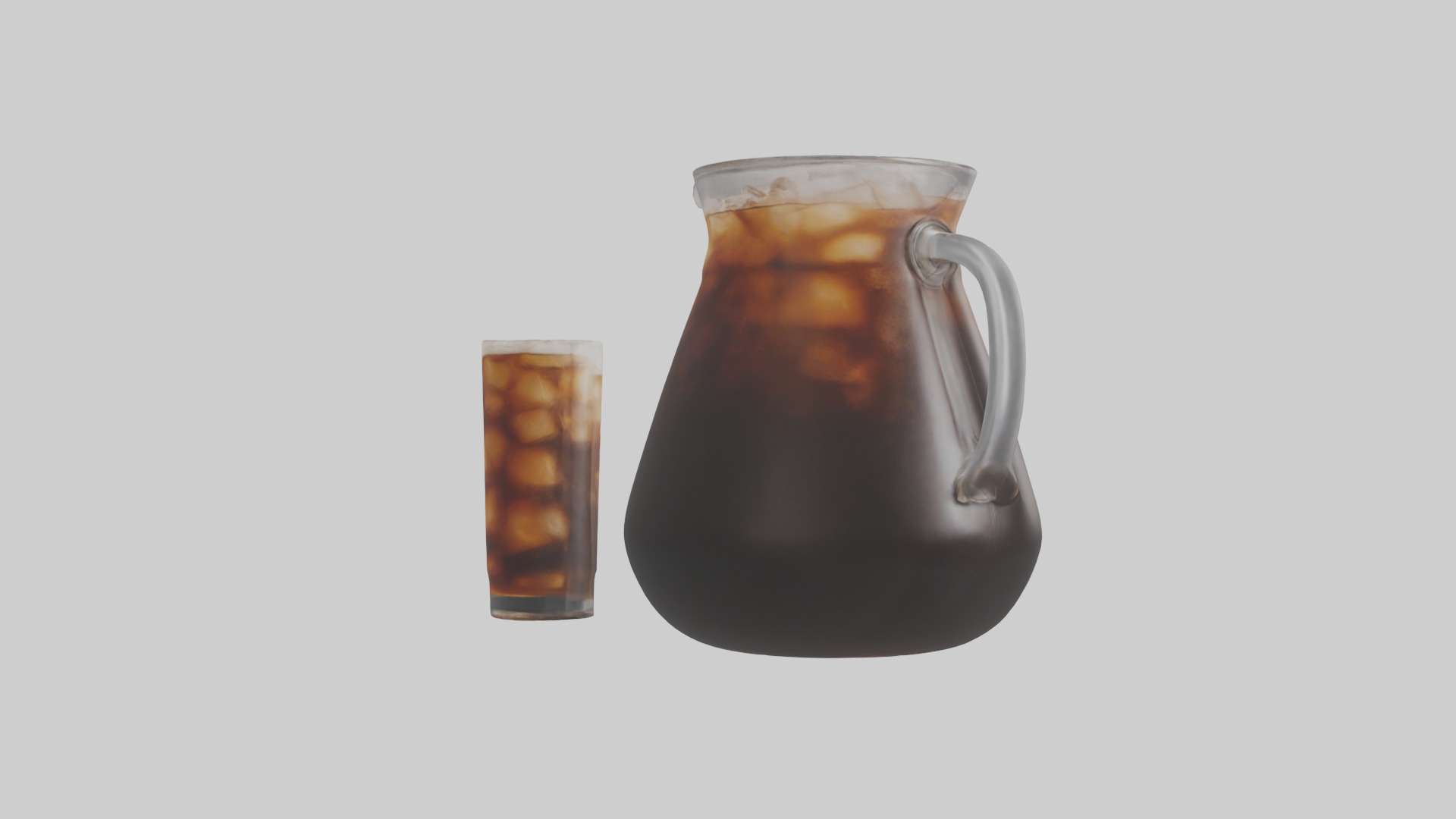 Cold brew coffee model 3D model_2