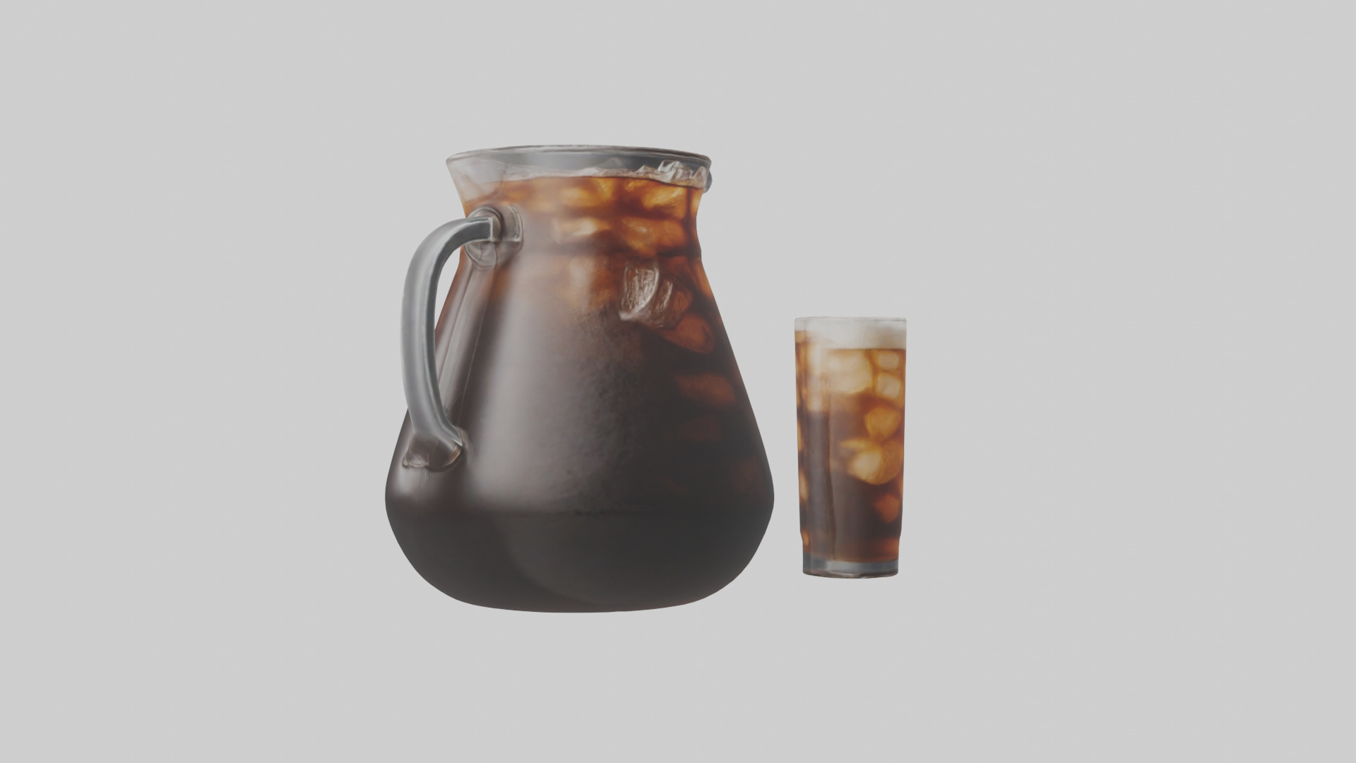 Cold brew coffee model 3D model_7