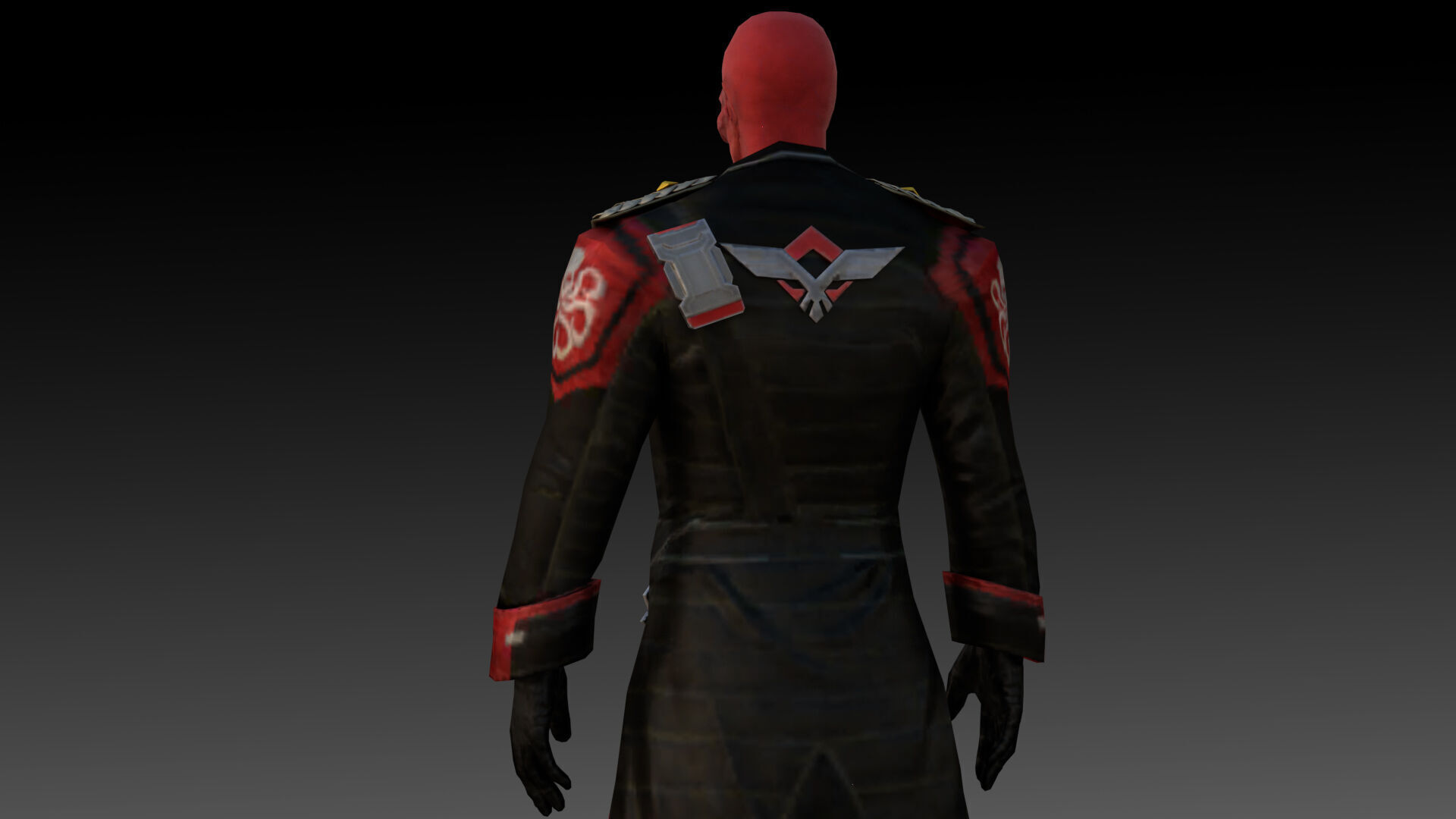 Red Skull Marvel 3D Model High-Quality Rigged Low-poly 3D model_2