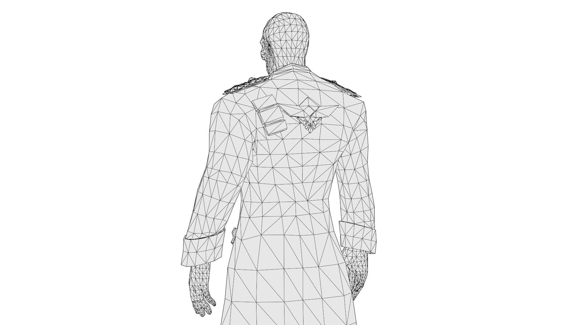 Red Skull Marvel 3D Model High-Quality Rigged Low-poly 3D model_13