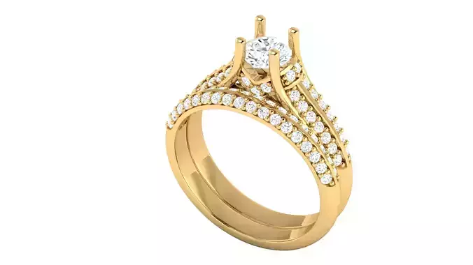   Women Ring 3dm STL OBJ FBX Details
