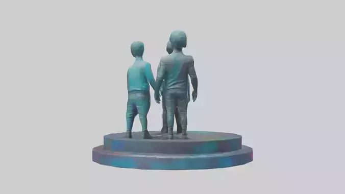 Coldplay statue model