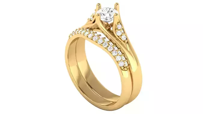   Women Ring 3dm STL OBJ FBX Details