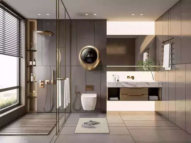 Bathroom 70 3D model