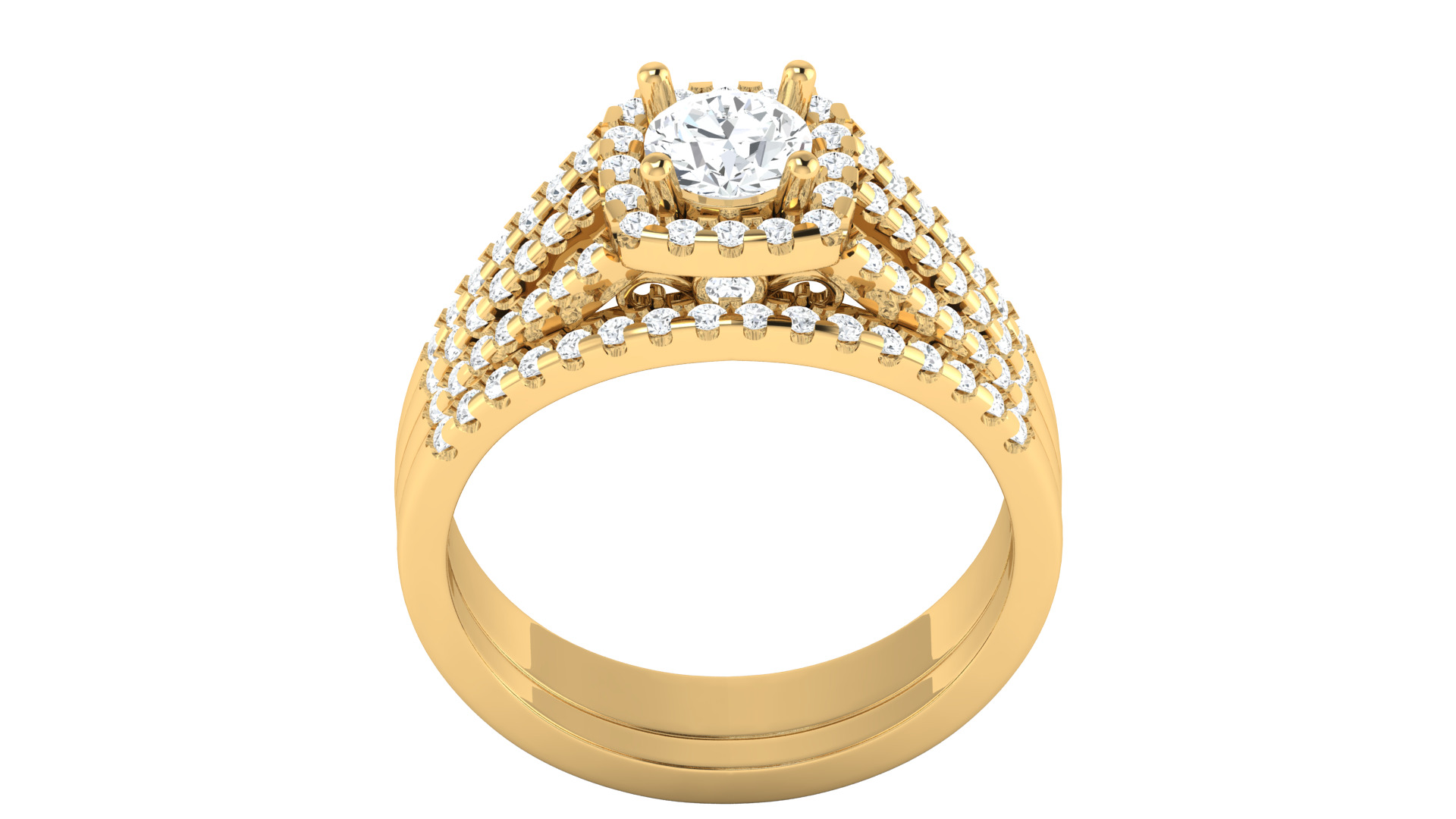 Women Ring 3dm STL OBJ FBX Details 3D print model_2