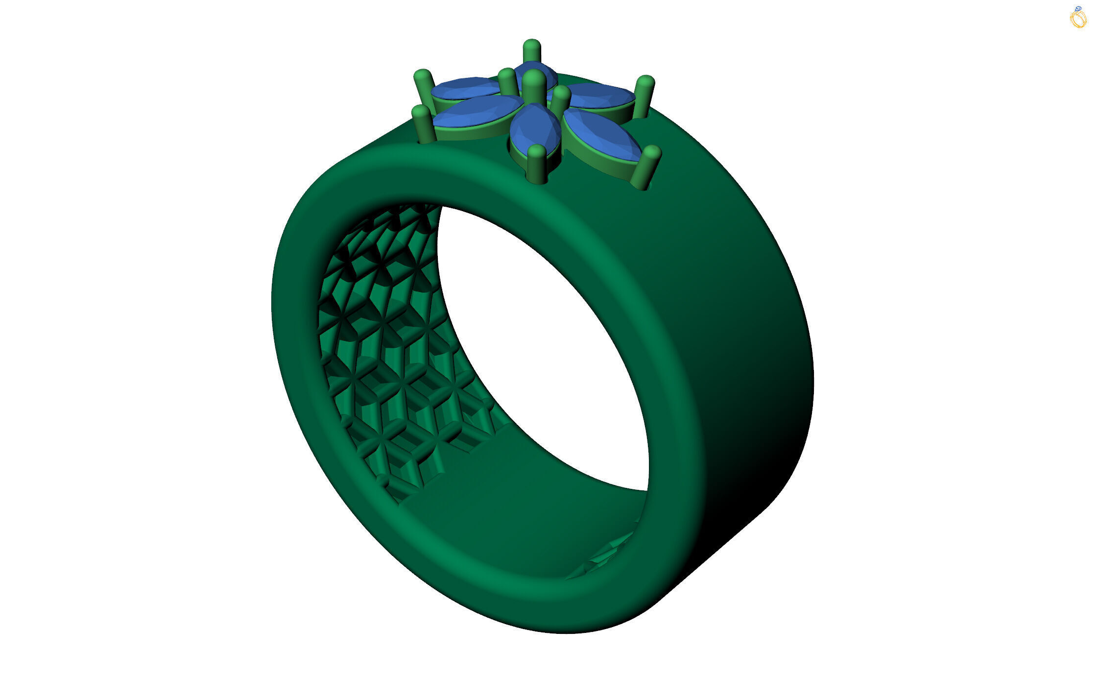 Celestial Radiance 3D print model_7
