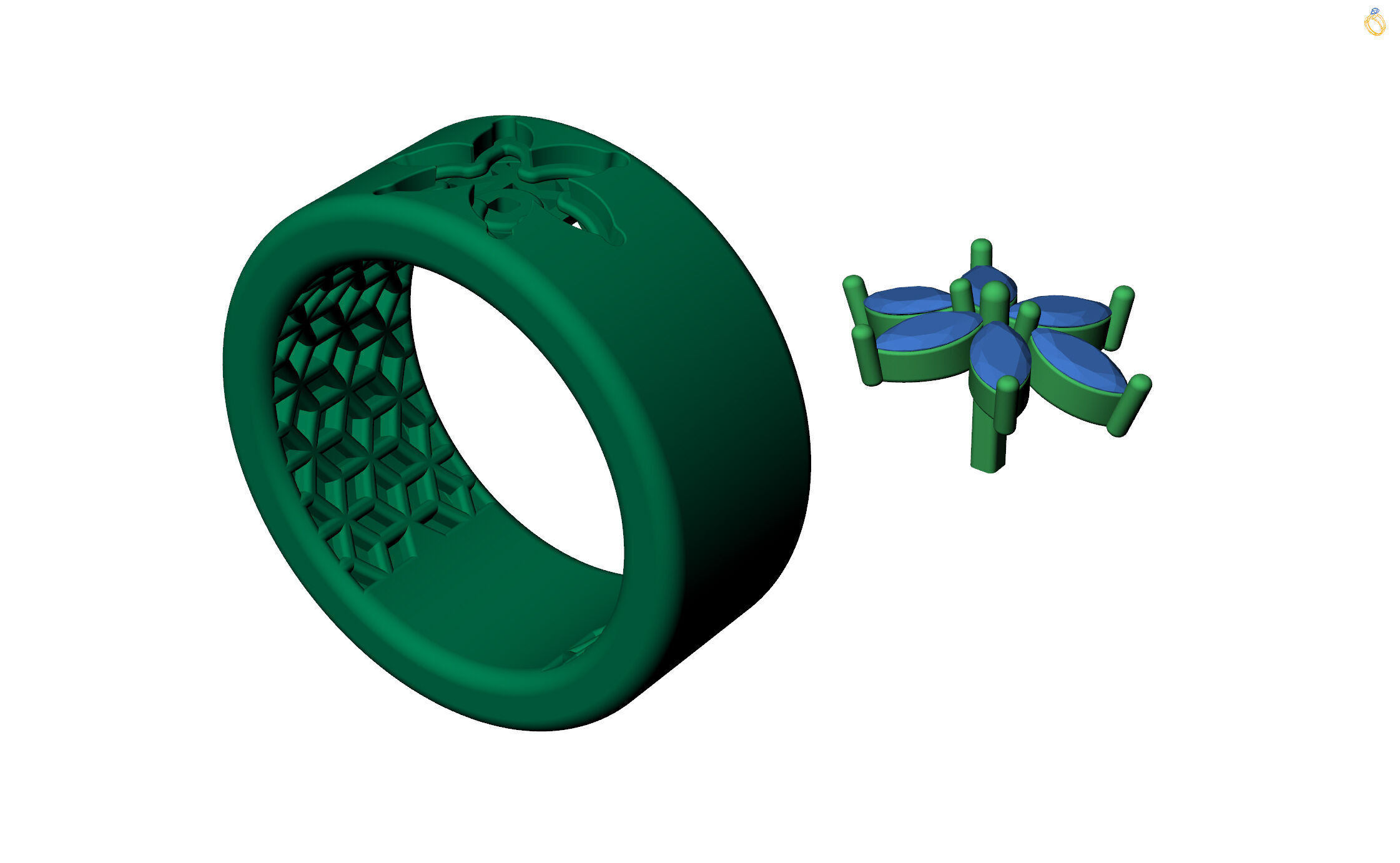 Celestial Radiance 3D print model_9