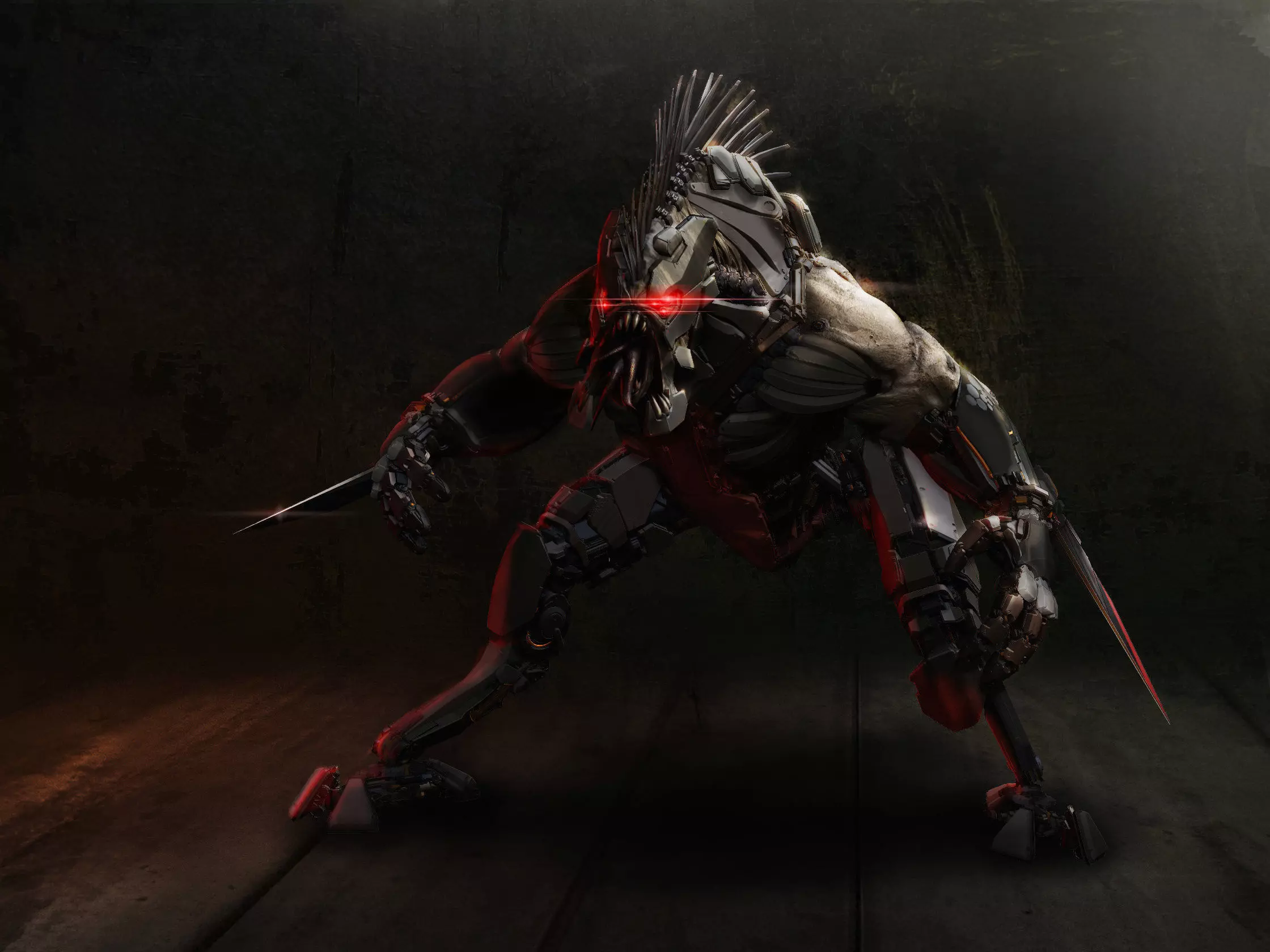 CAAW Close combat Artificial and Assault weapon Free 3D model_0