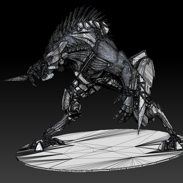 CAAW Close combat Artificial and Assault weapon Free 3D model_8