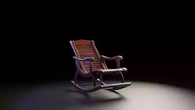 Abandoned rocking chair