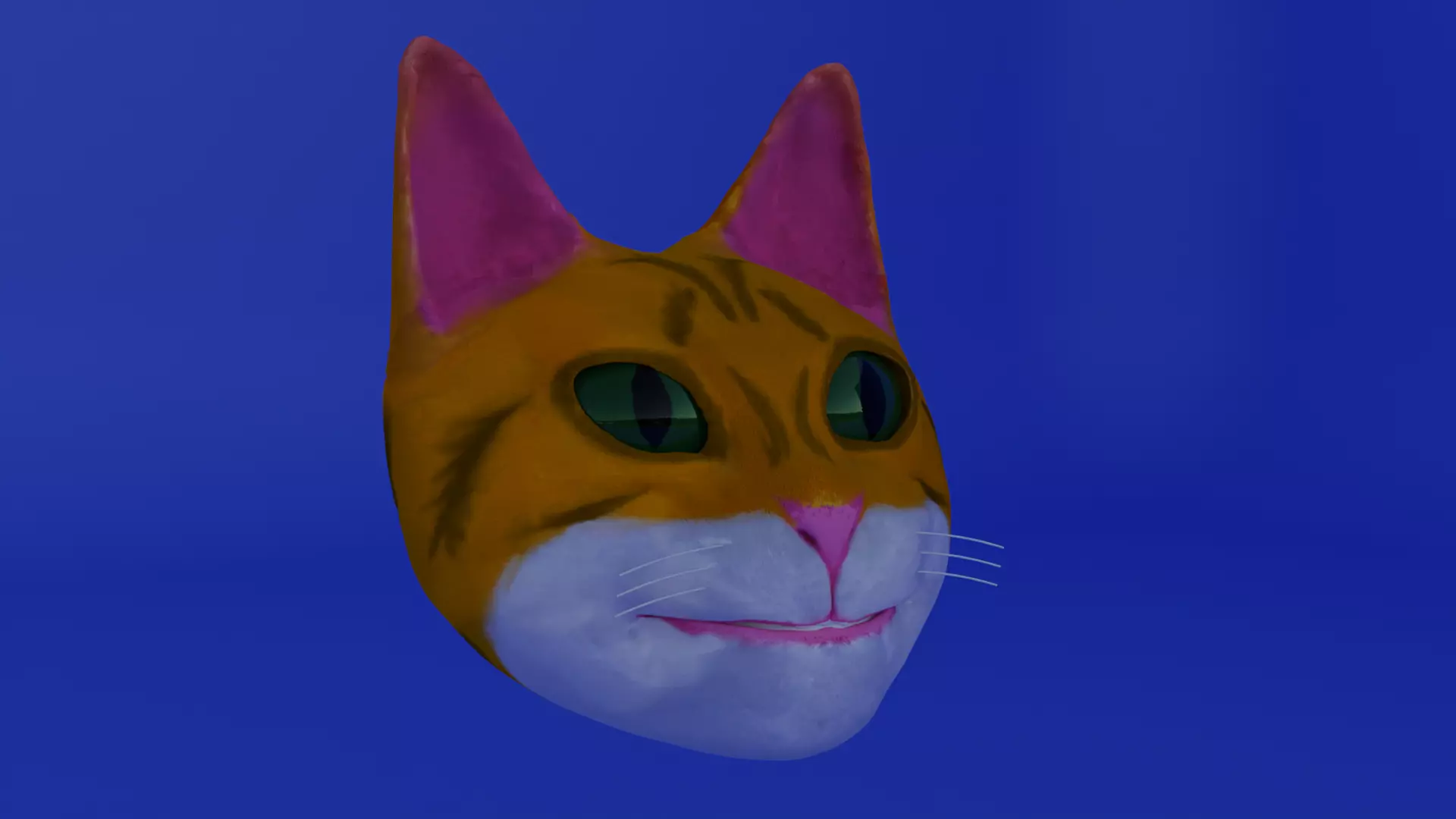 Cat head 3D model