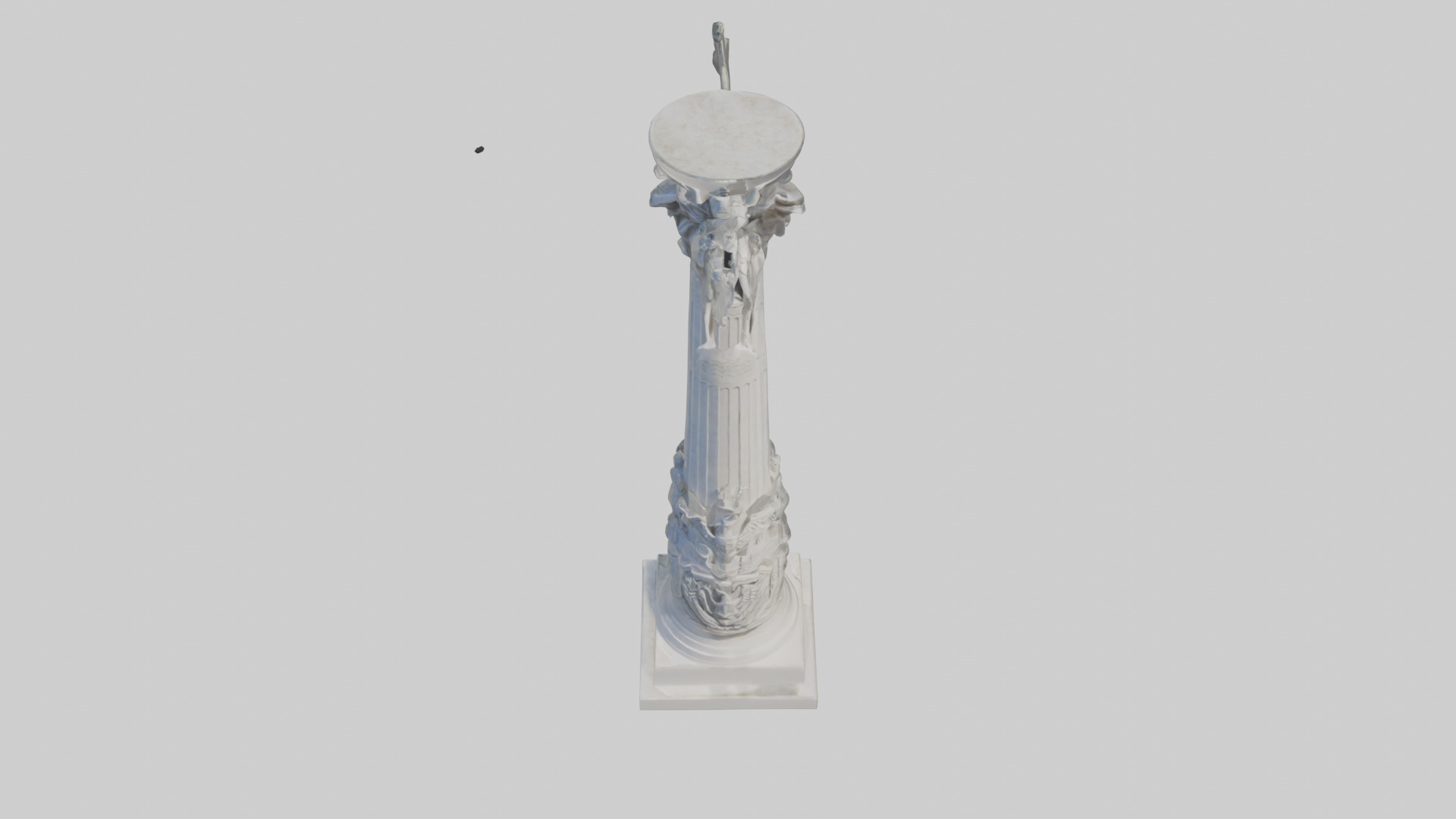 Column of Victory statue model 3D model_16