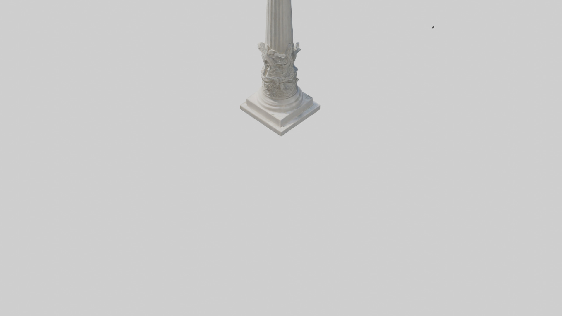 Column of Victory statue model 3D model_3