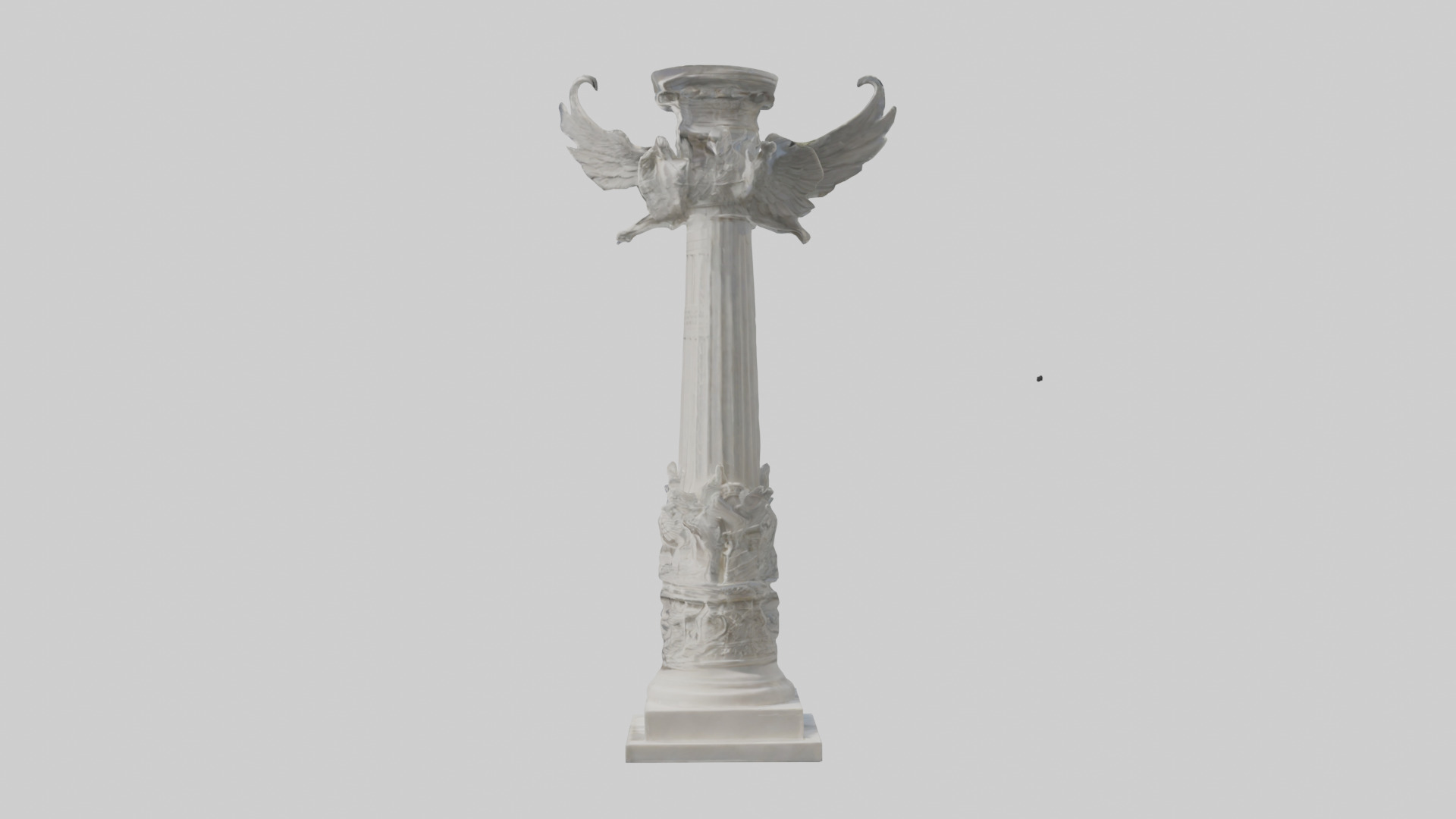 Column of Victory statue model 3D model_12