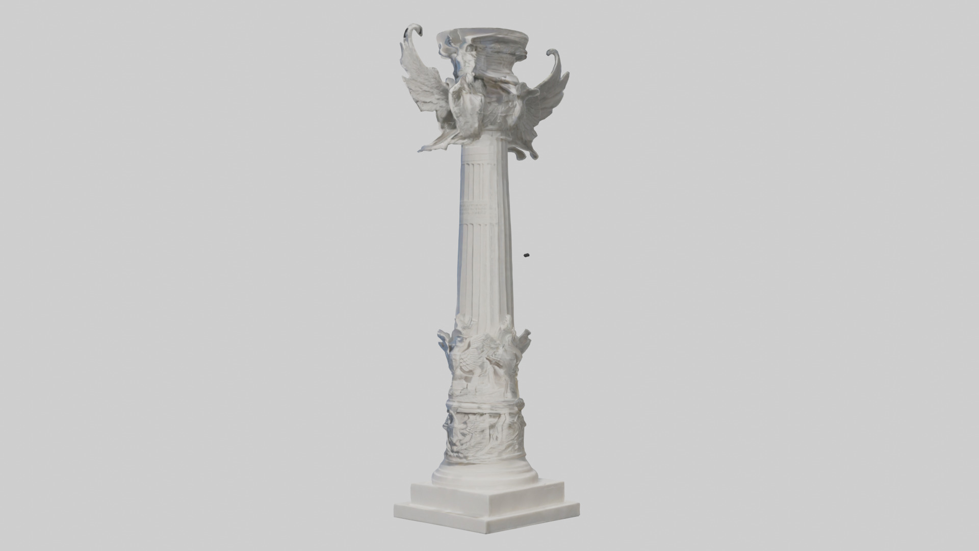Column of Victory statue model 3D model_10