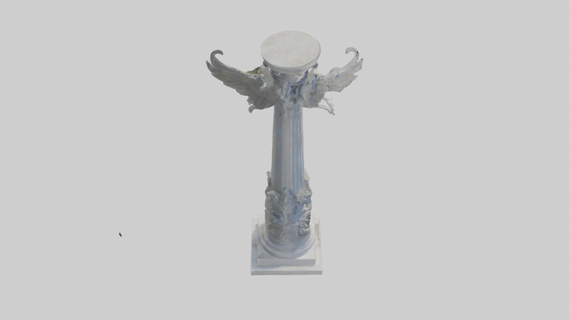 Column of Victory statue model 3D model_18
