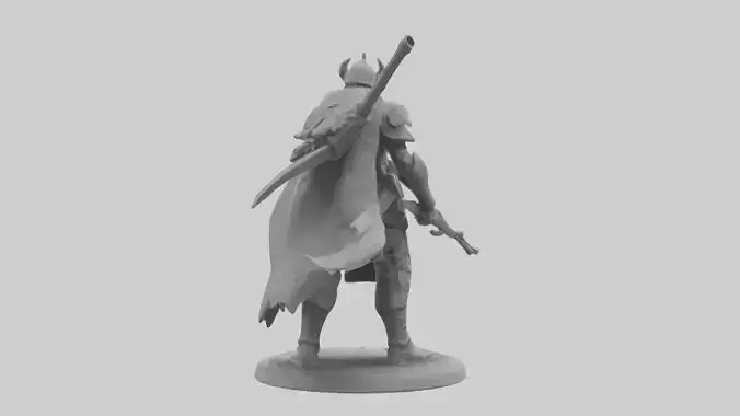 Combat Commander Sculpture model 3D model