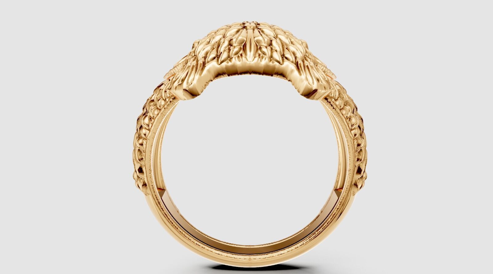 OWL RING 3D print model_3