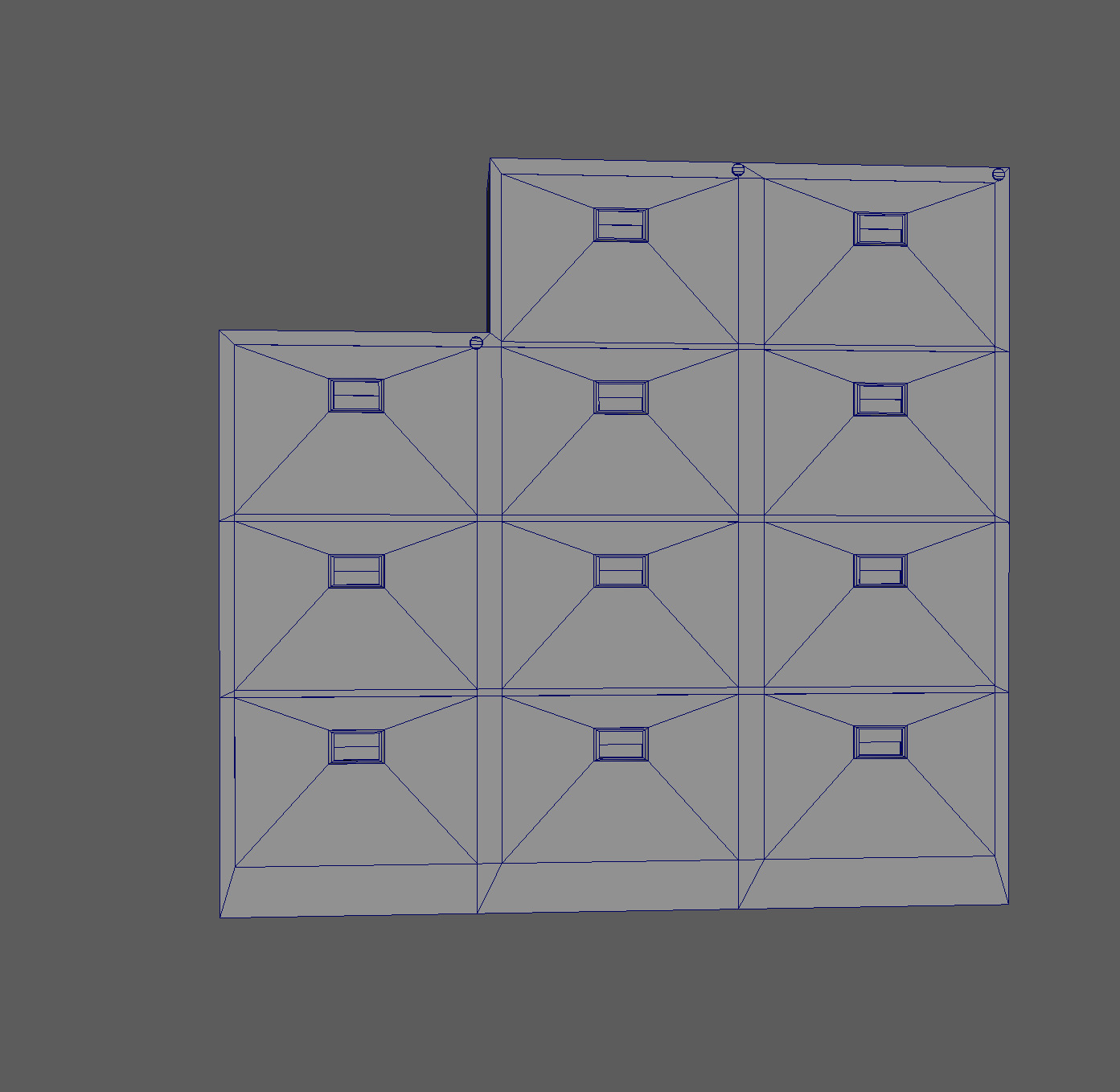 Office cabinets Low-poly 3D model_4