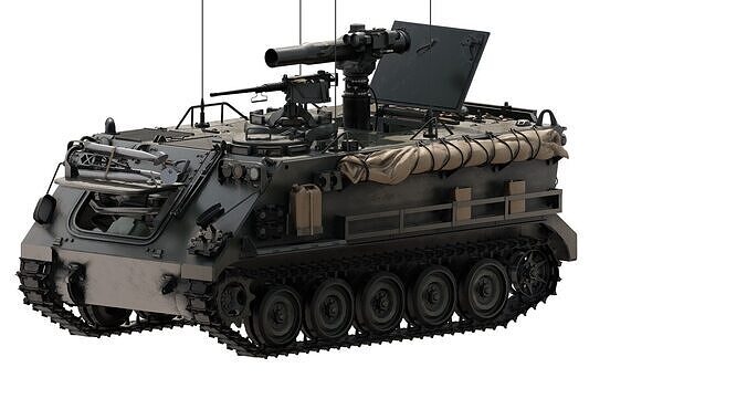 M113 armored personnel carrier 3D model