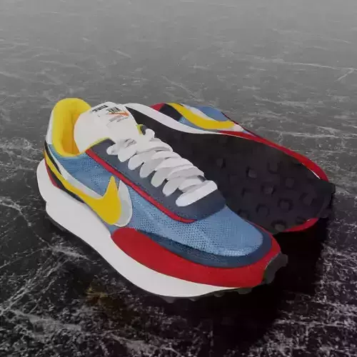 SACAI X NIKE LDV WAFFLE 3D SHOES