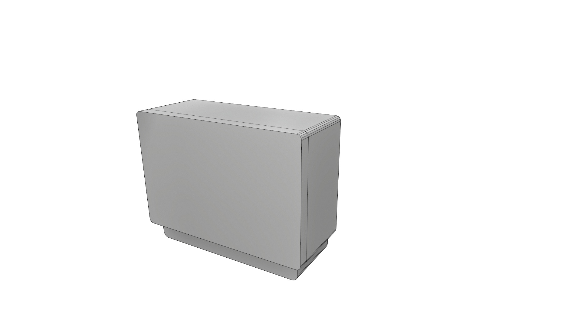 ECG Monitor Low-poly 3D model_14