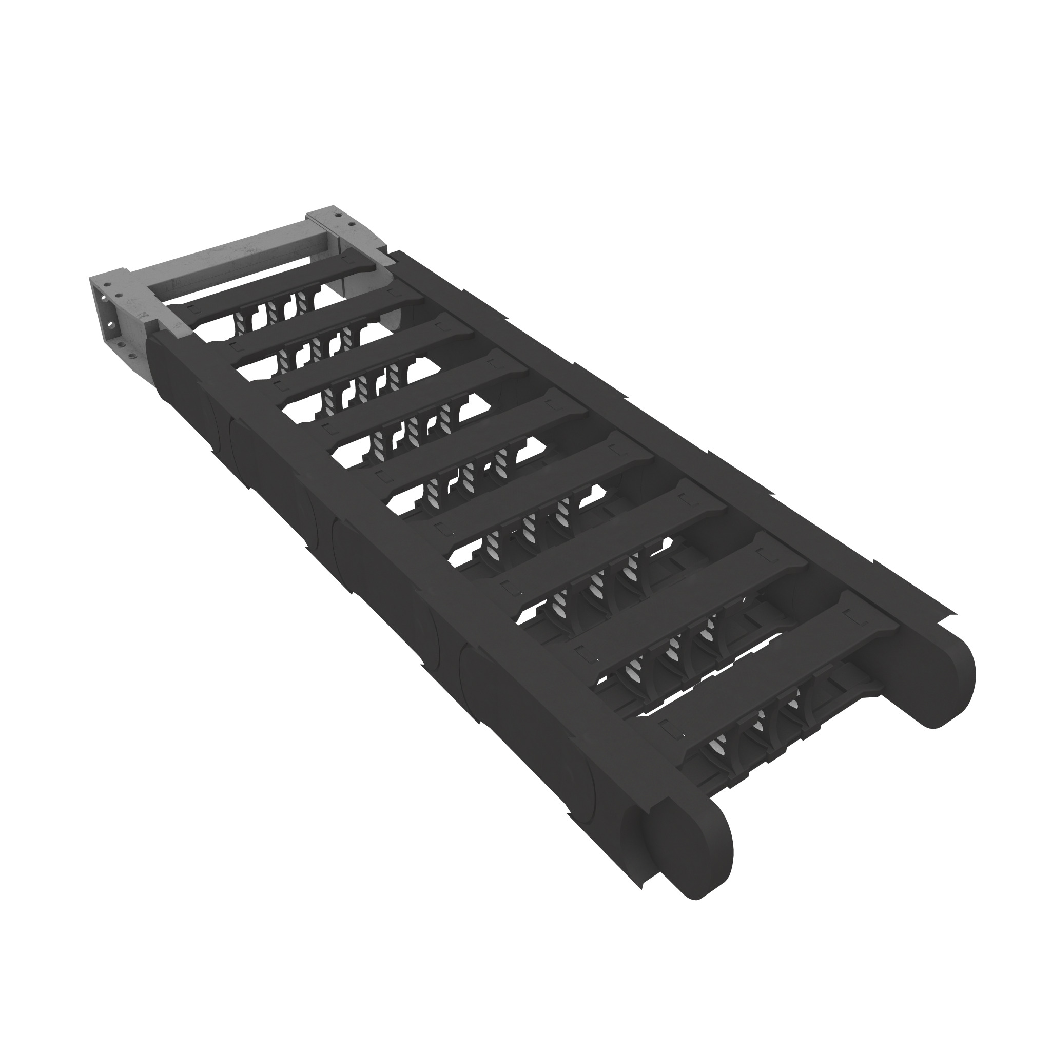 E chain Low-poly 3D model_4