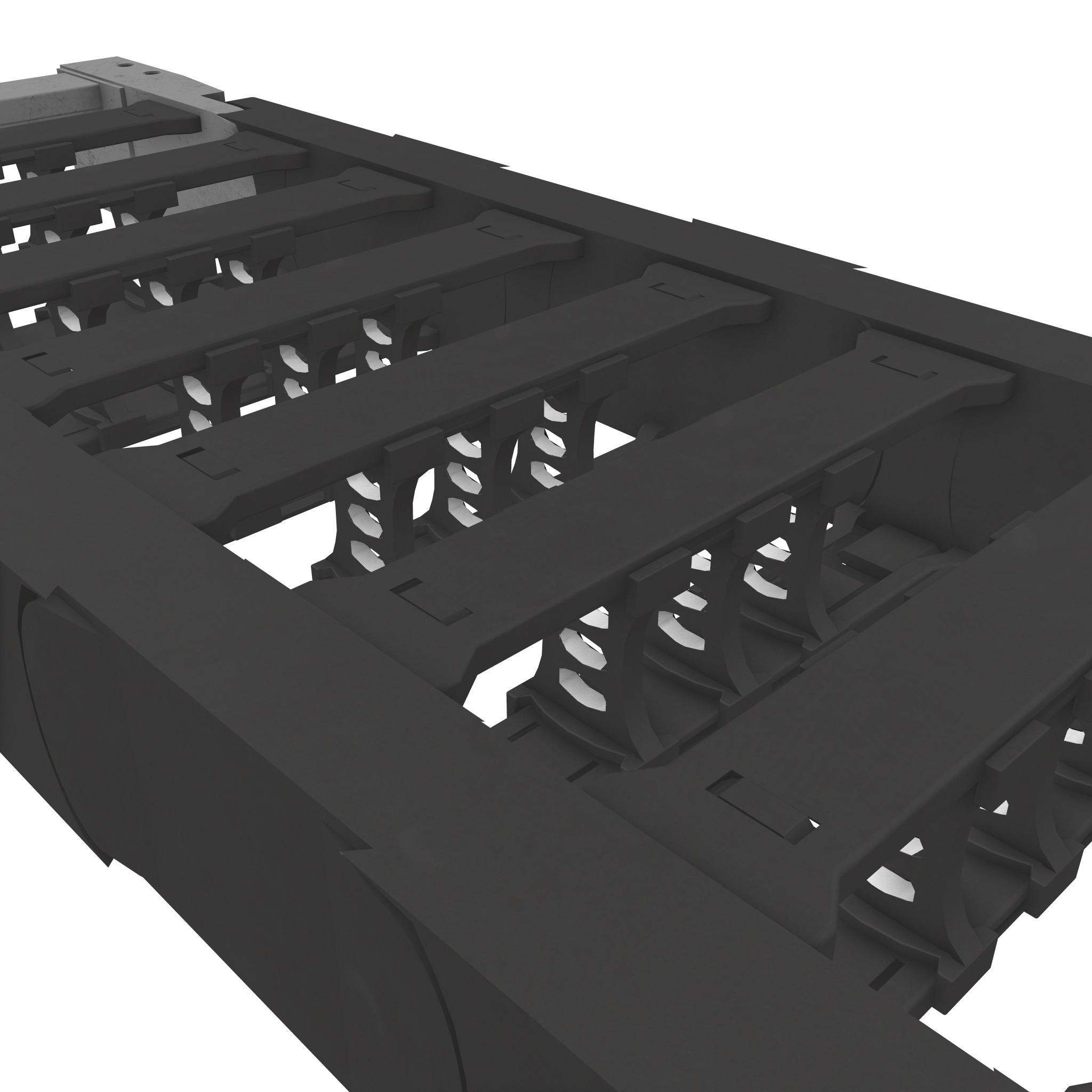 E chain Low-poly 3D model_3