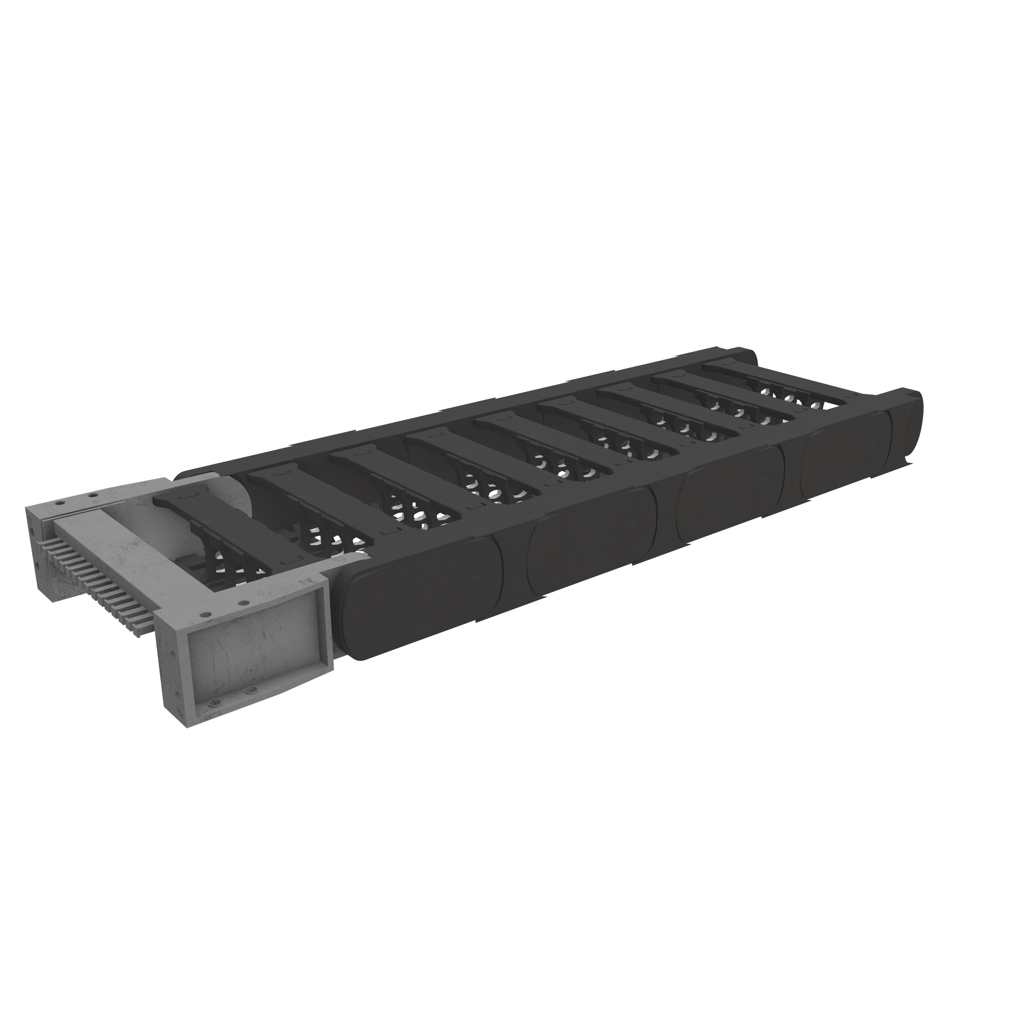 E chain Low-poly 3D model_1