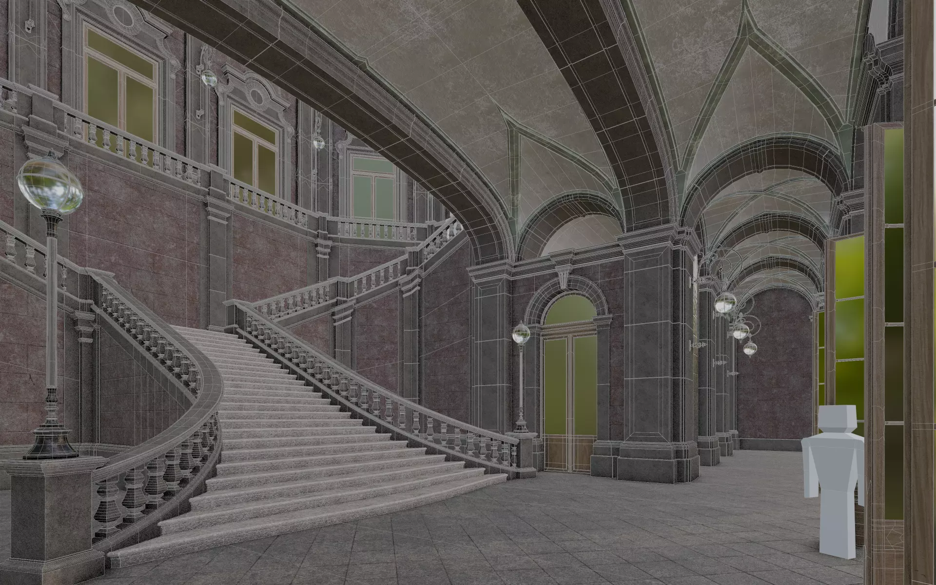 Grand Staircase 3D model_19